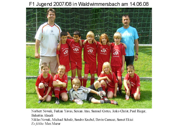 Foto F1-Junioren 07-08